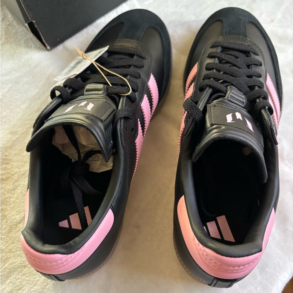 Adidas Samba Messi Women’s Size US 9.5 Black/Pink NWB - Picture 10 of 12